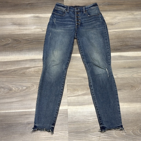 Lucky Brand High Rise Skinny Jeans - Blue size 4 - Picture 5 of 9